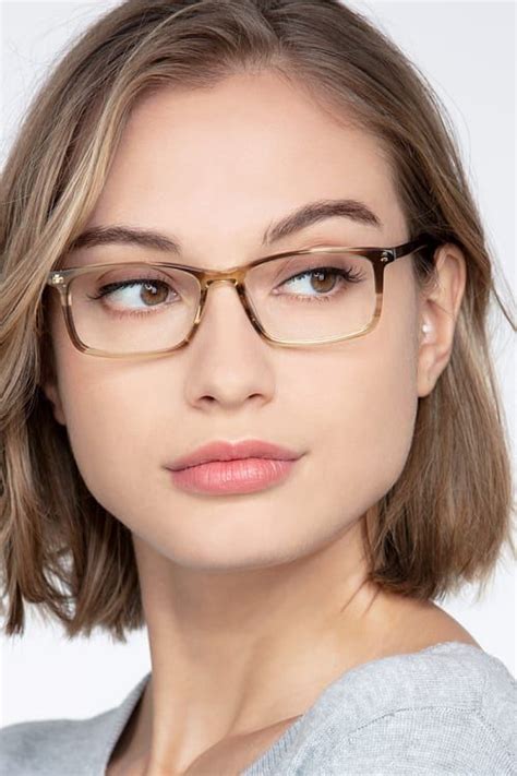 round face rectangle glasses
